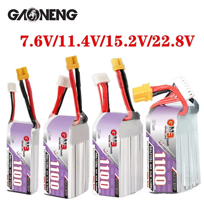 Drone Racing Battery - GNB 1100 мАч 2S 3S 4S