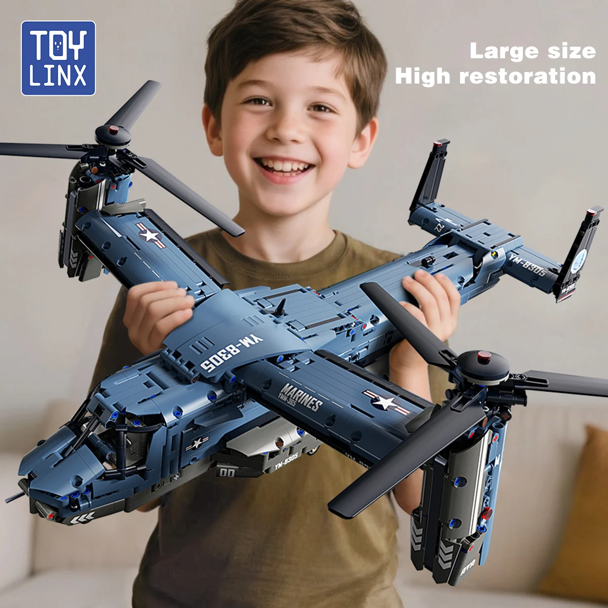 Jjrc Drone X12 - Военный набор строительных блоков V-22 Osprey