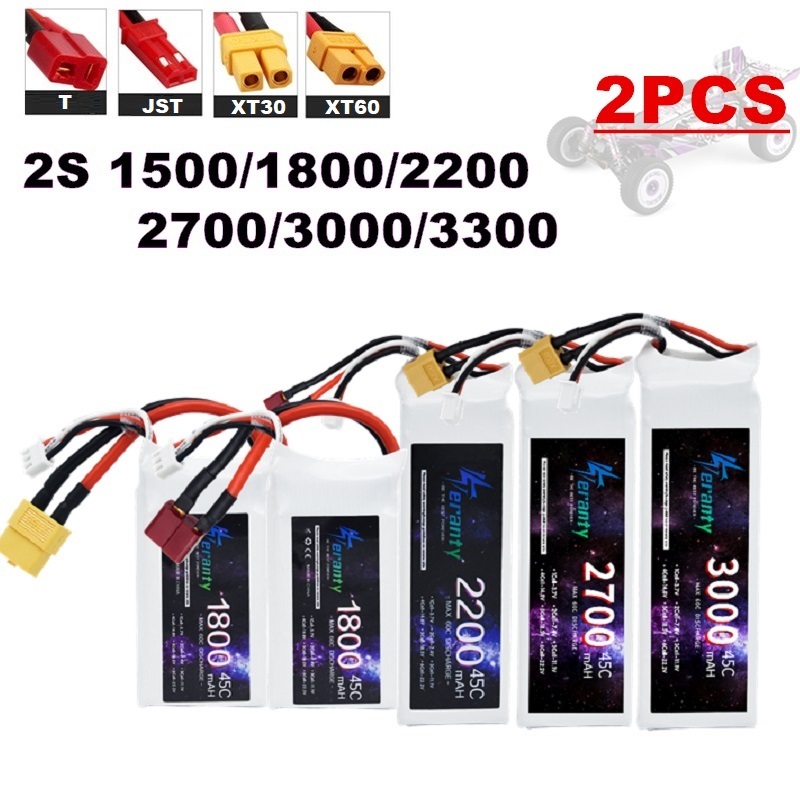 2 шт. 7,4 В Lipo 2S аккумулято – обзор и цена Drone Racing Battery