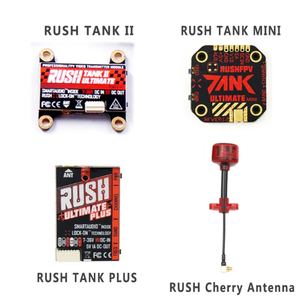 RUSH TANK Ultimate II/Mini/PLU – обзор и цена Drone Racing Vtx