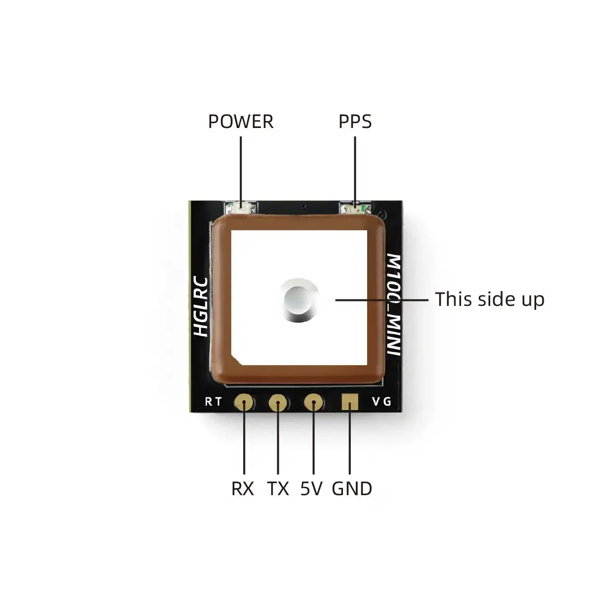 Модуль GPS HGLRC M100 MINI M10 – обзор и цена Drone Racing Vtx